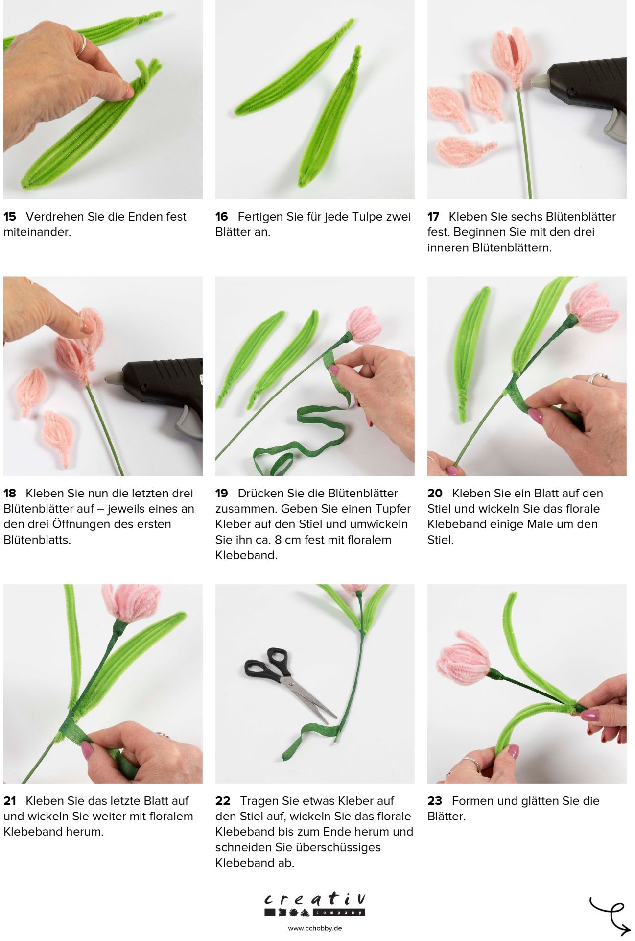 Pfeifenreiniger 100 Stück Schwarz - Biegsame Bastelreiner Für Blumen & DIY Dekorationen